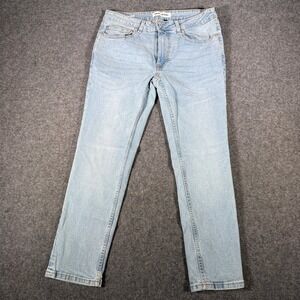 DKNY Jeans Mercer Skinny Fit Light Wash Blue Denim Jeans Mens 34x29